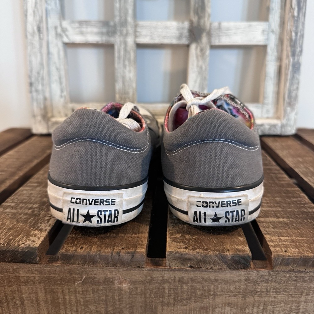 CONVERSE ALL STAR CHUCK TAYLOR WOMEN SNEAKERS SIZE 9 GREY CASUAL SHOES - Picture 7 of 10
